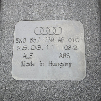 2008-2015 Audi S5 Rear Seat Belt Double Buckle Receiver 8K0857739AE