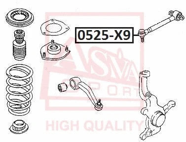 FEBEST 1995-2002 Mazda Millenia Front Rod 0525-X9