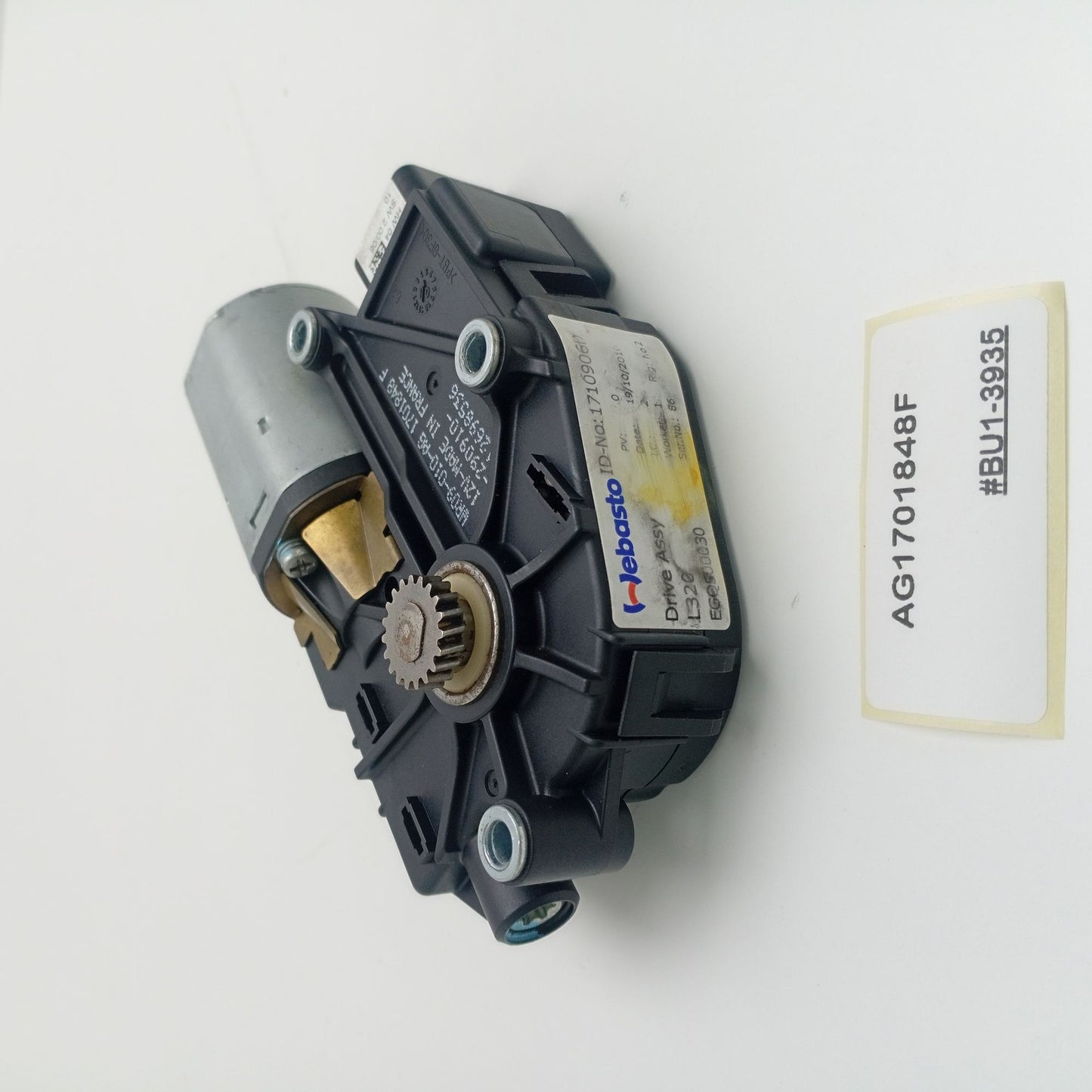 2006-2009 Mitsubishi Colt Sunroof Motor AG1701848F