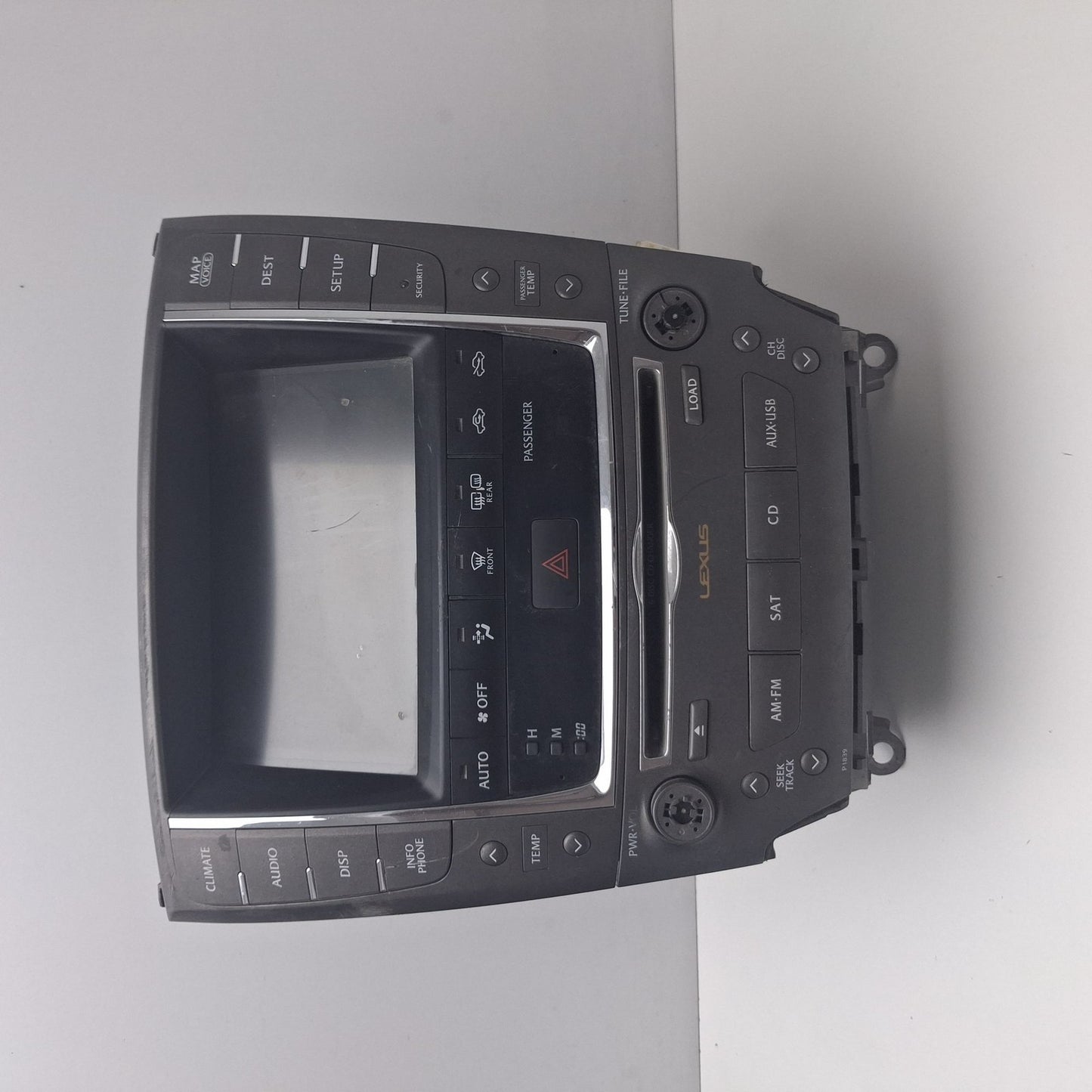 2010-2012 Lexus IS250 Navigation Radio CD Head Unit 8643153D10