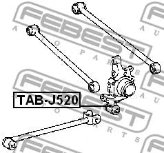 FEBEST 1990-2006 Toyota Camry Rear Knuckle Bushing TAB-J520