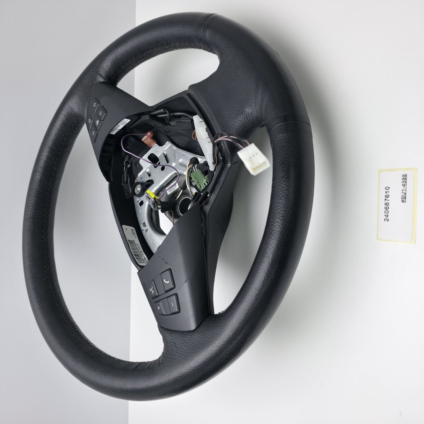 2007-2013 BMW X5 Steering Wheel Leather Black 240687610
