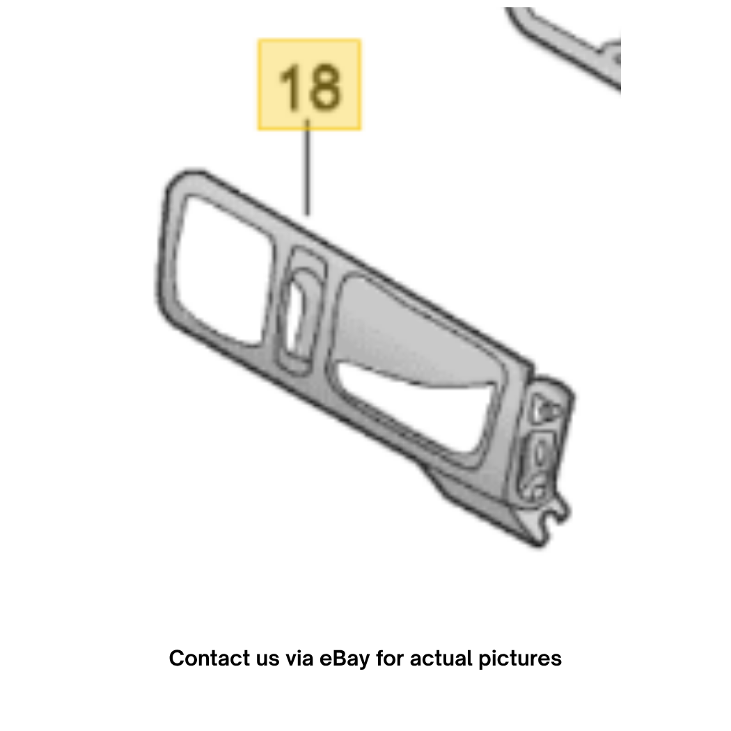 2011–2015 VW Jetta Front Left Inner Door Handle Used OEM 5C7837113L