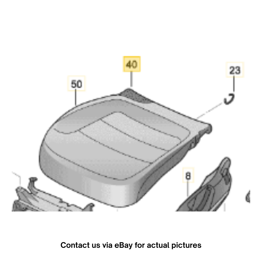 2011‑2015 VW Jetta Front Right Seat Cushion Pad OEM 5C6881375K