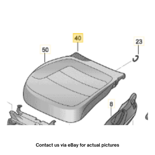 2011‑2015 VW Jetta Front Right Seat Cushion Pad OEM 5C6881375K