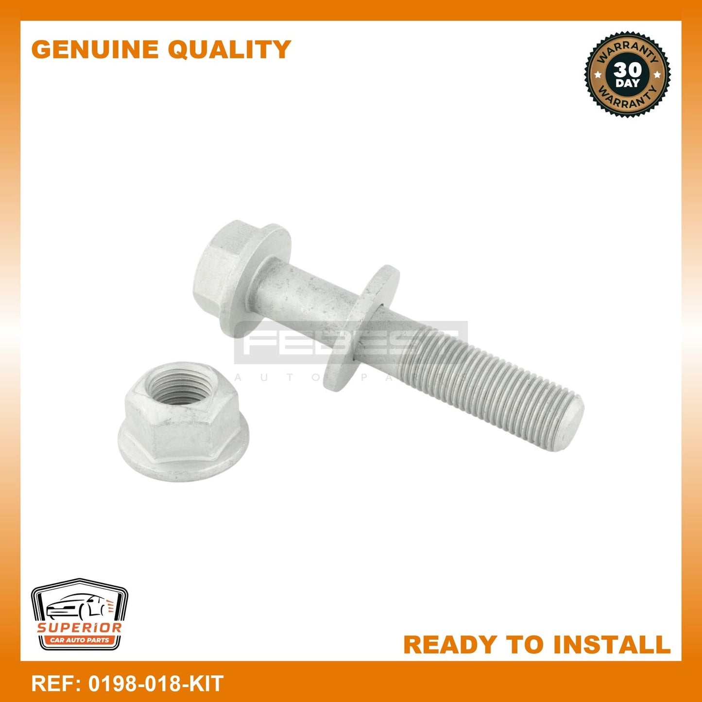 FEBEST NISSAN Suspension Arm Bolt With Washer 0198-018-KIT