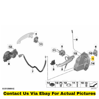 2012 Mini Cooper Countryman Door System Latches Left + Right OEM