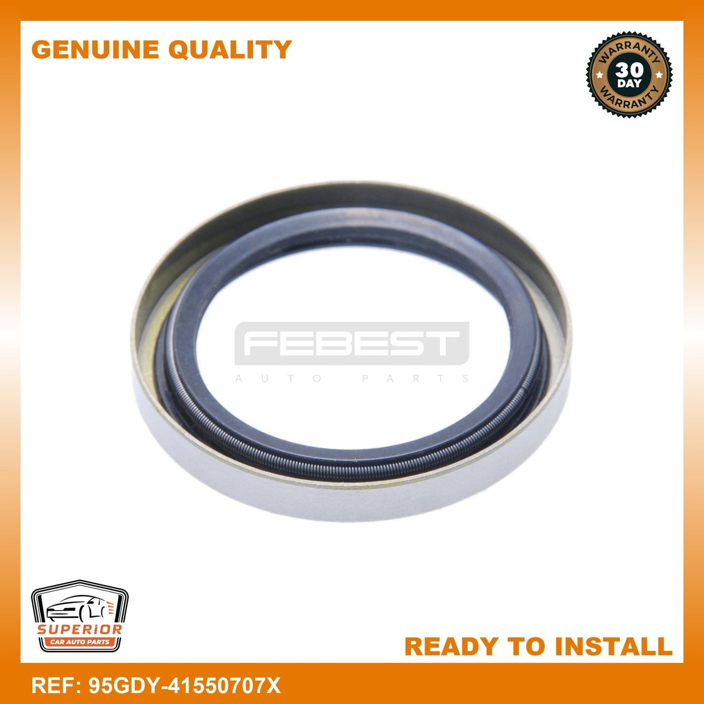 FEBEST 1988-1992 Mazda 626 Oil Seal Rear Hub 95GDY-41550707X