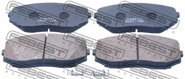 Febest 2007-2012 Mazda CX-7 Pad Kit Disc Brake Front 0501-TBF