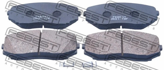 Febest 2007-2012 Mazda CX-7 Pad Kit Disc Brake Front 0501-TBF