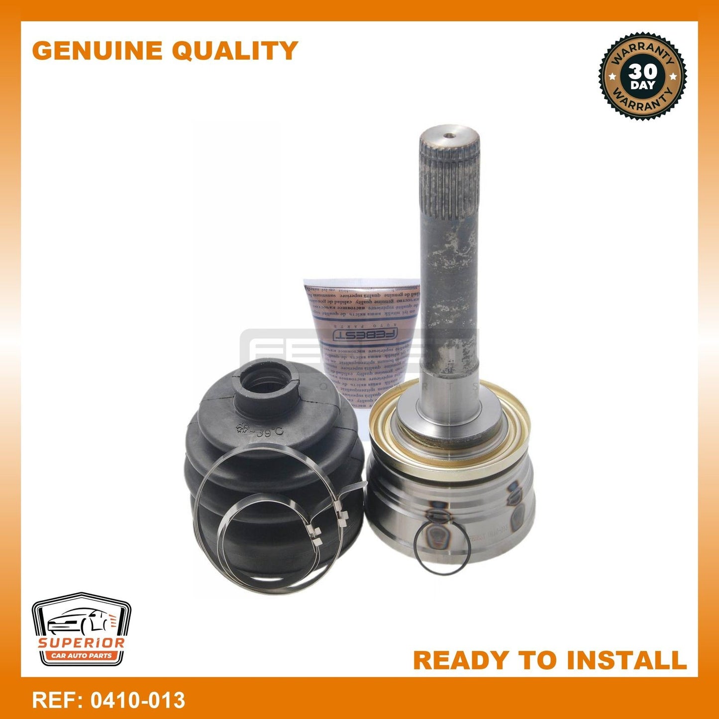 FEBEST 1990-2004 Mitsubishi Montero Outer CV Joint 0410-013