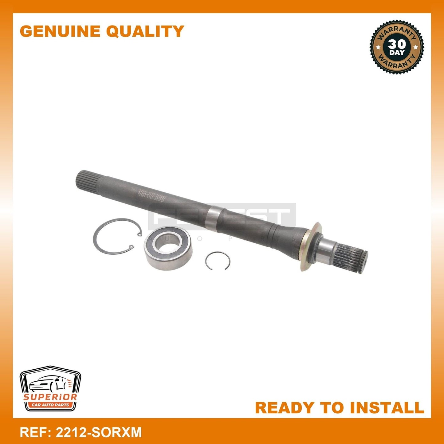 FEBEST 2006-2012 Hyundai Santa Fe Axle Half Shaft Right 2212-SORXM