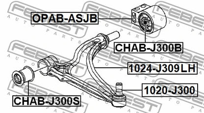 FEBEST 2012 Chevrolet Orlando Track Control Arm 1024-J309LH