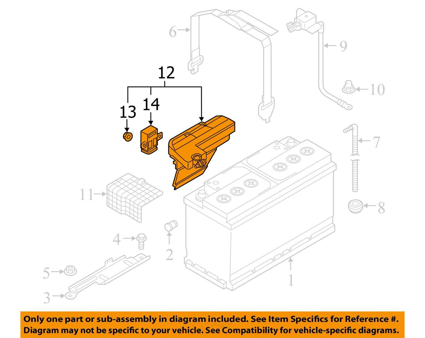 2020 Audi S6 Battery Cover Battery Current Sensor FUSE UNIT 4K0915459