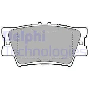 DELPHI TOYOTA Disc Brake Pad Set LP2004