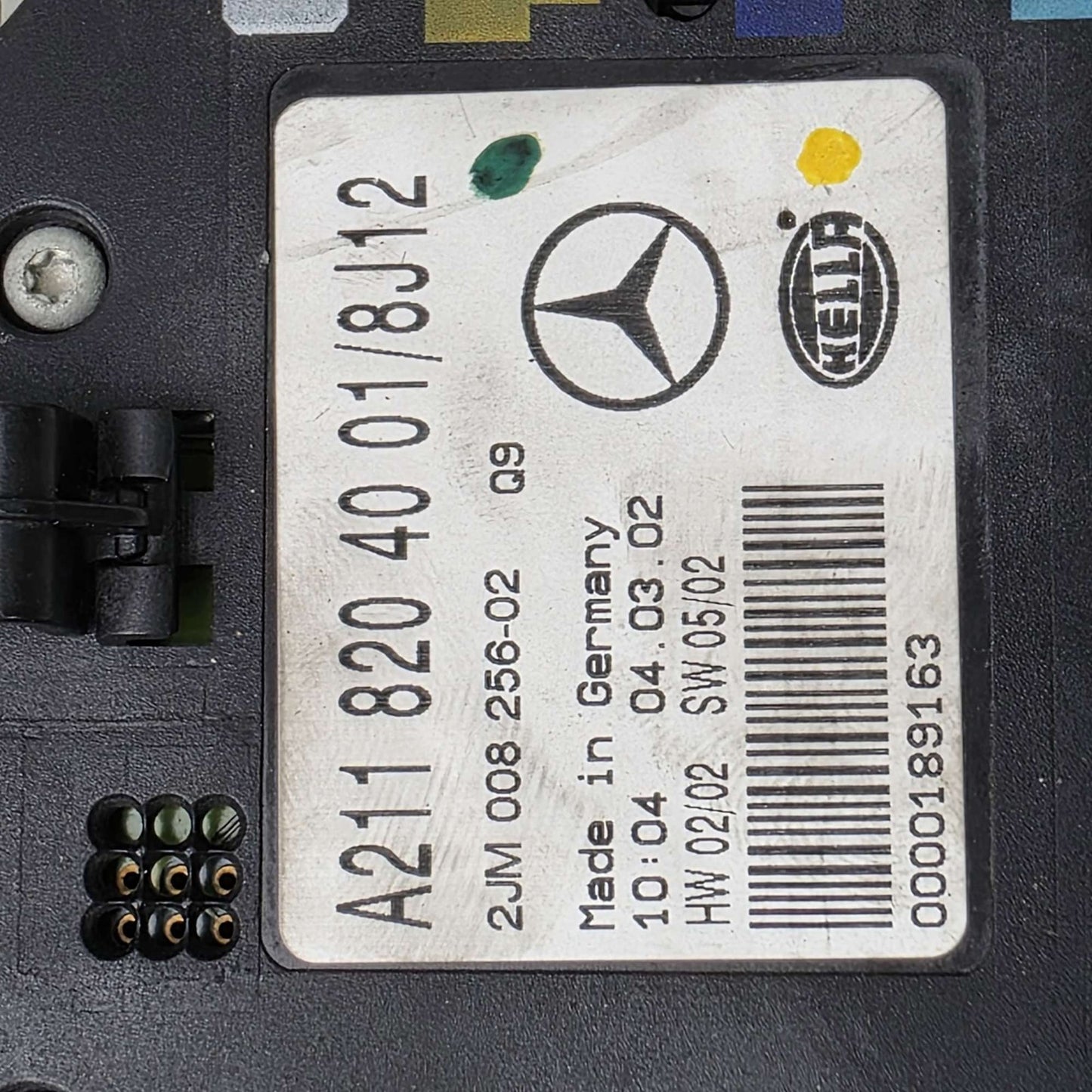 2002-2006 Mercedes-Benz W211 Interior Roof Lighting Panel Dome A2118204001