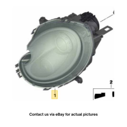 2007–2015 Mini Cooper Left Halogen Headlight Assembly Used OEM 63122751869