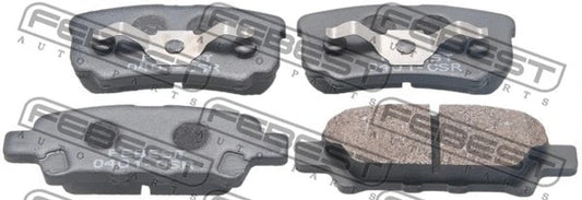 FEBEST CHRYSLER Pad Kit, Disc Brake, Rear 0401-CSR