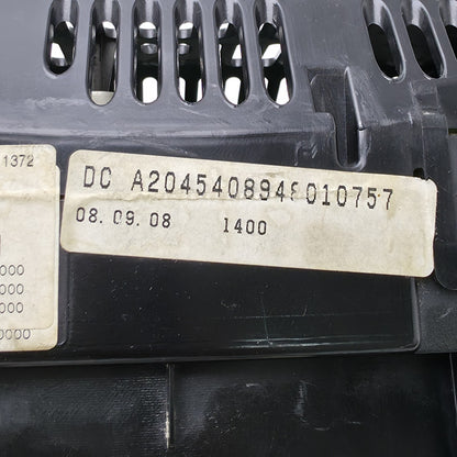 2007-2014 Mercedes-Benz C-Class Instrument Cluster A2045408948