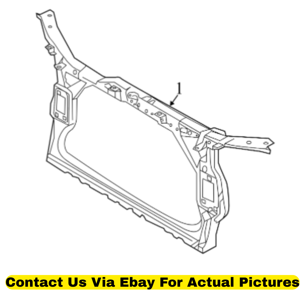 2015 Audi Q5 Front Radiator Core Support Used OEM 8R0805594D