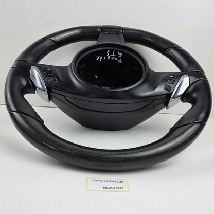 2010-2016 Porsche Cayenne Carbon Multifunction Steering Wheel 7PP419091CM