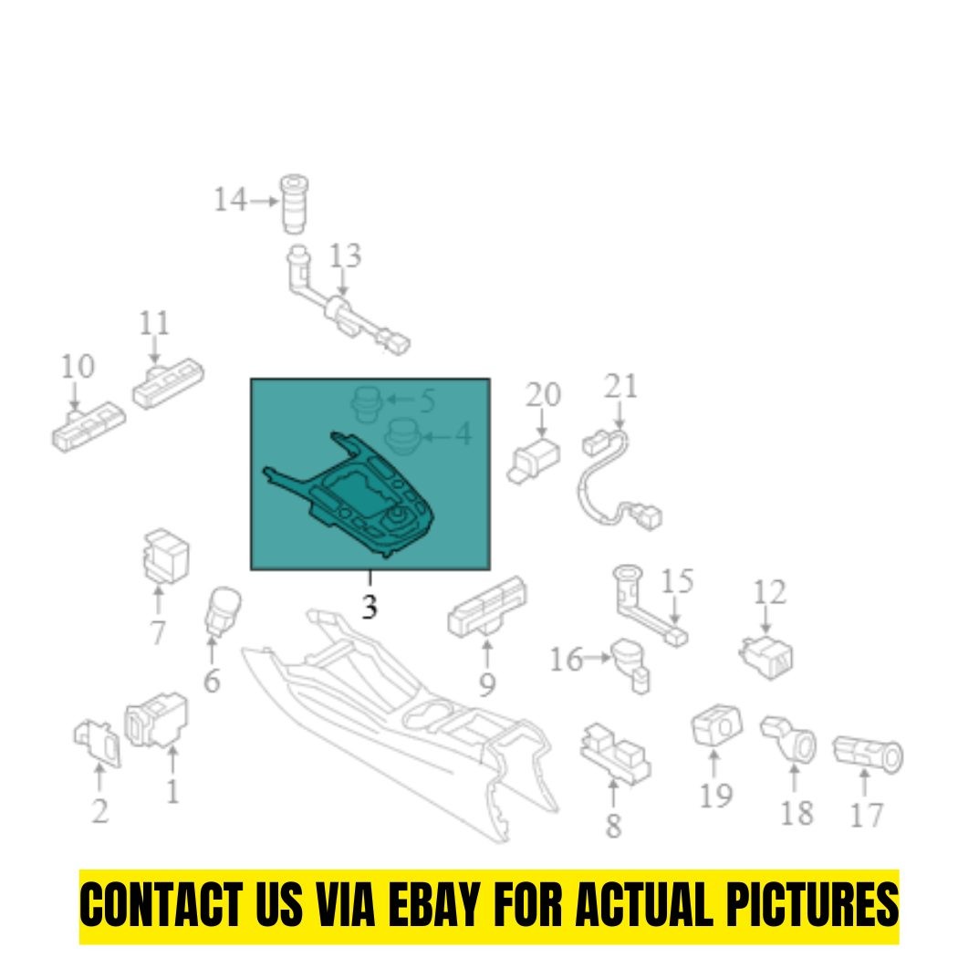Audi 2010-2012 A4 Infotainment Display Control Switch 8T0919609FWFX