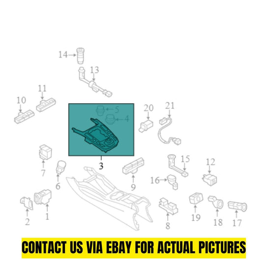 Audi 2010-2012 A4 Infotainment Display Control Switch 8T0919609FWFX