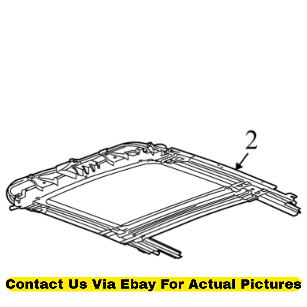 2011 Chevrolet Camaro Sunroof Cover and Sunroof Frame Used OEM 92242168