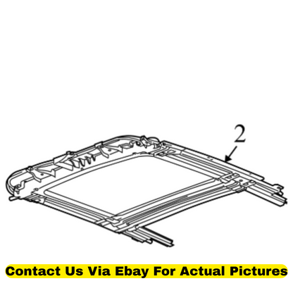 2011 Chevrolet Camaro Sunroof Cover and Sunroof Frame Used OEM 92242168