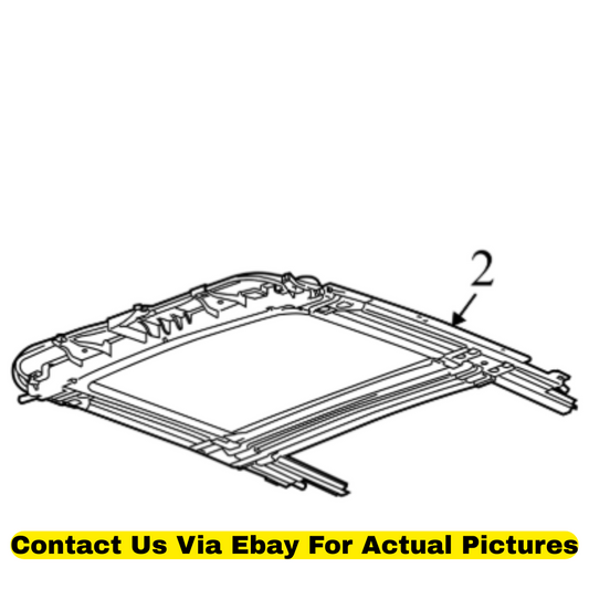 2011 Chevrolet Camaro Sunroof Cover and Sunroof Frame Used OEM 92242168