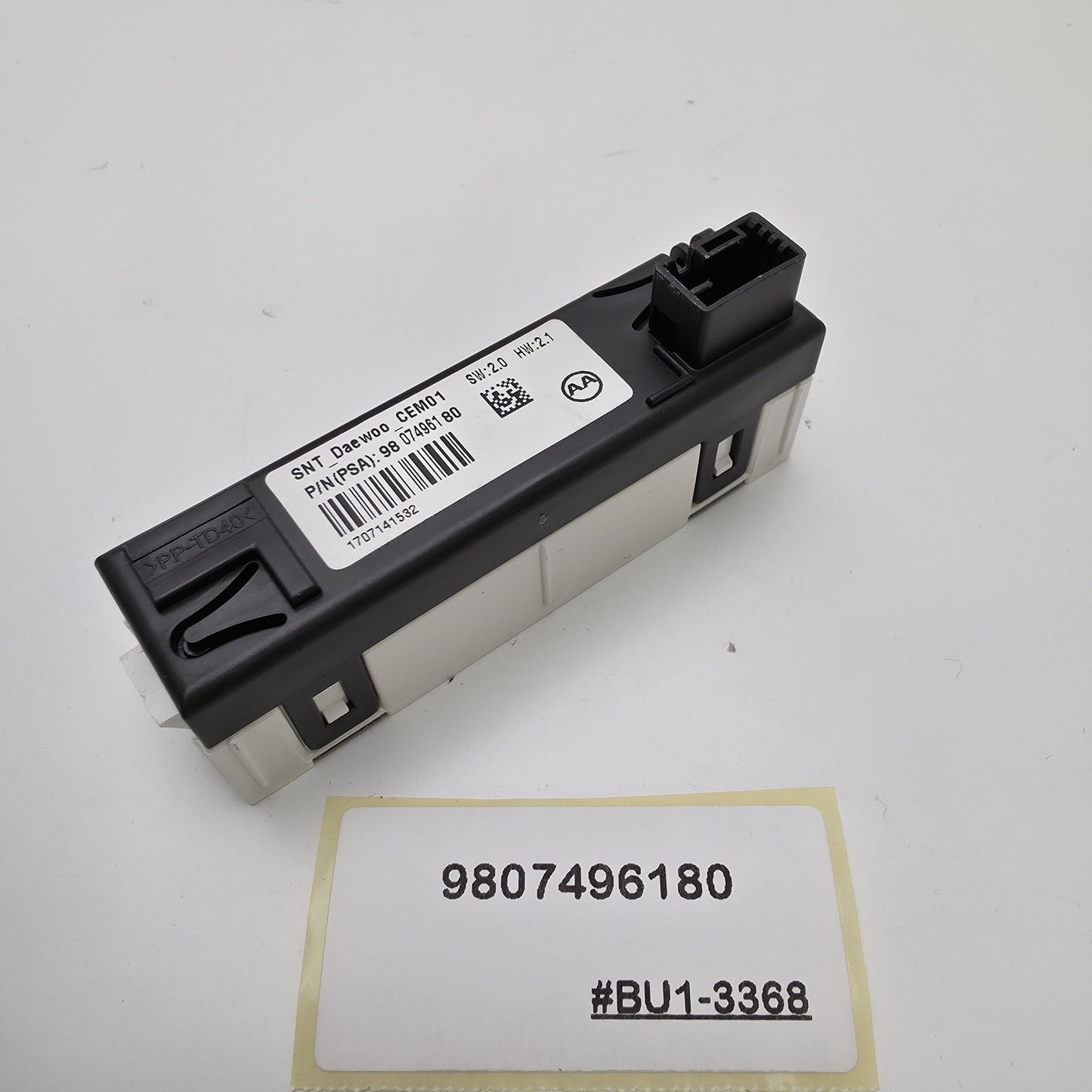 2015 Peugeot 308 Interior lighting front 9807496180