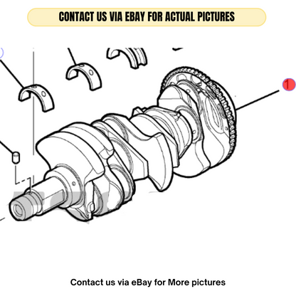 2009 Chevrolet LuminaS Engine Crankshaft Used OEM 12621351