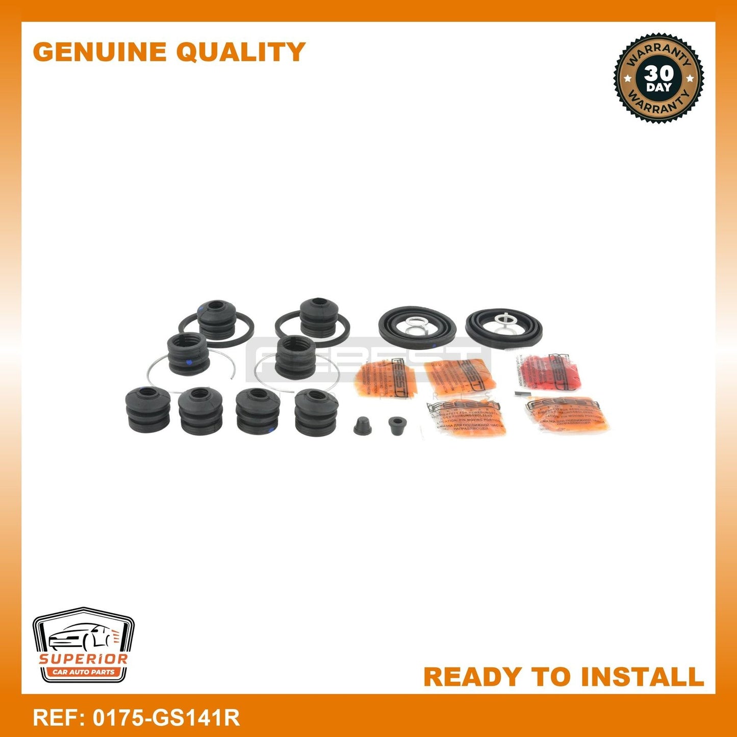 FEBEST TOYOTA Rear Brake Caliper Repair Kit 0175-GS141R