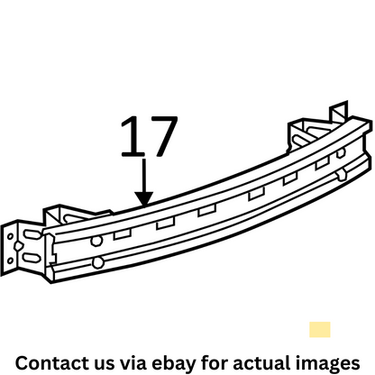 2011 Cadillac SRX Front Bumper Impact Bar Used OEM 15925979