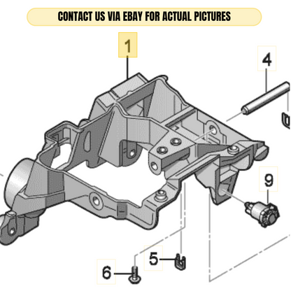 2012 Audi A4 Pedal Cluster Bracket Used OEM 8K1721117