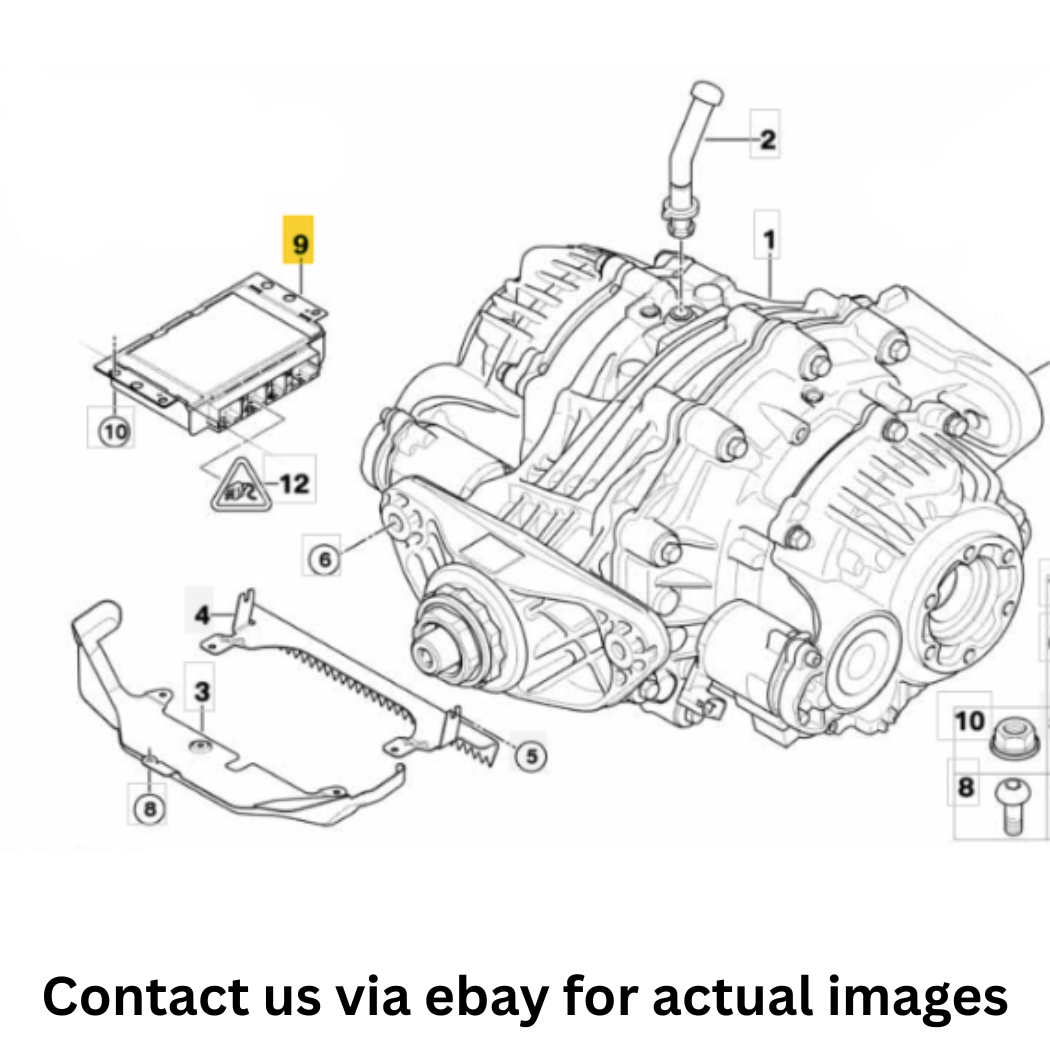 2011–2014 BMW X6 QMV Control Unit Used OEM 33607595847