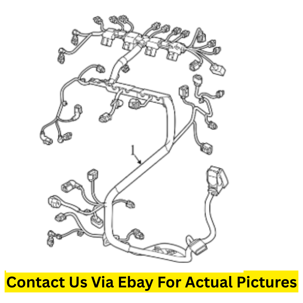 2014 Volkswagen Passat Engine Wiring Harness Used OEM 06K971627AF