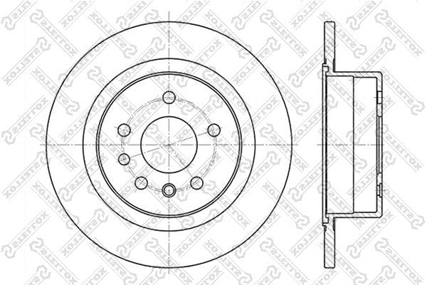 STELLOX OPEL Brake Disc - 0569121