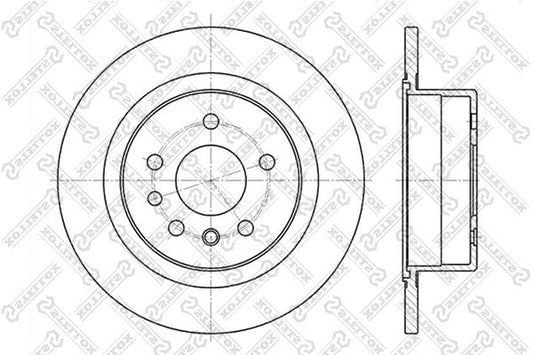 STELLOX OPEL Brake Disc - 0569121