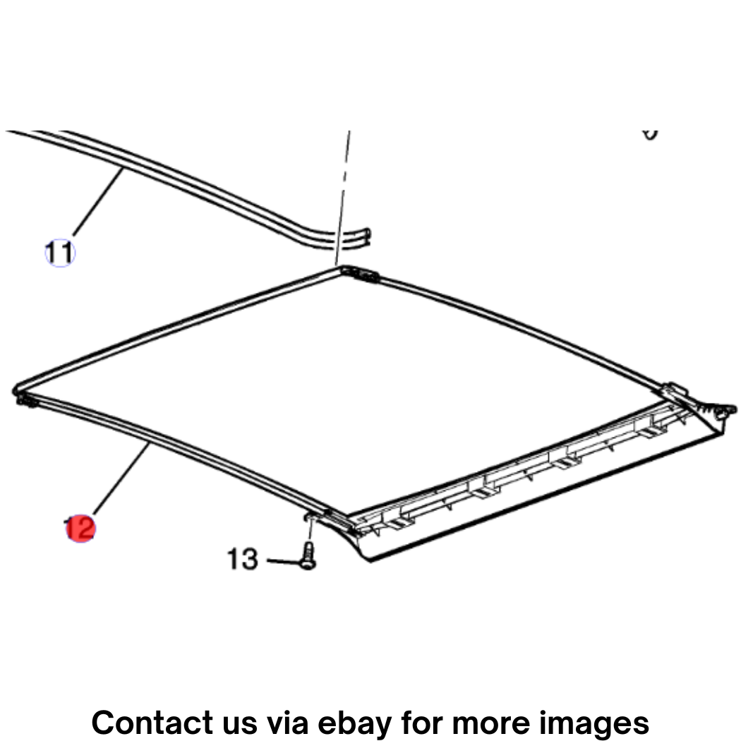 2018 Cadillac CTS Sunroof Sunshade Used OEM 22926558