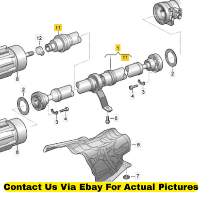 2013 Audi Q5 Cardan Shaft / Drive Shaft Used OEM 8R0521101C