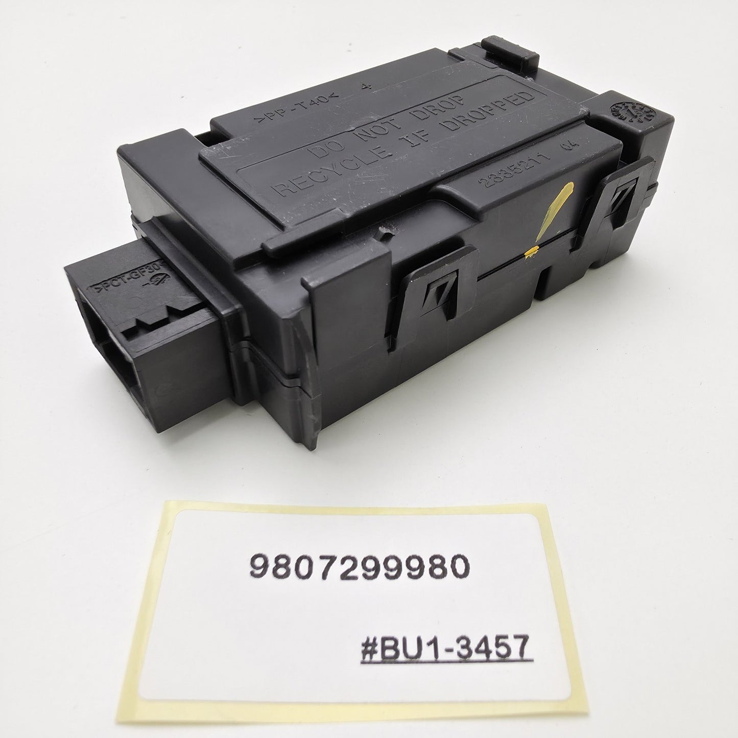 2009 Peugeot 5008 TYRE PRESSURE CONTROL MODULE 9807299980