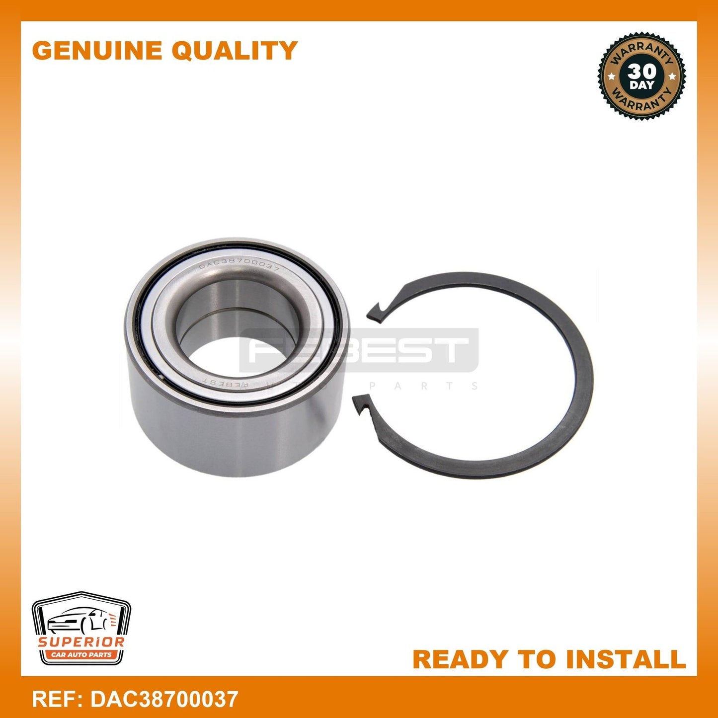 Febest Front Wheel Bearing DAC38700037