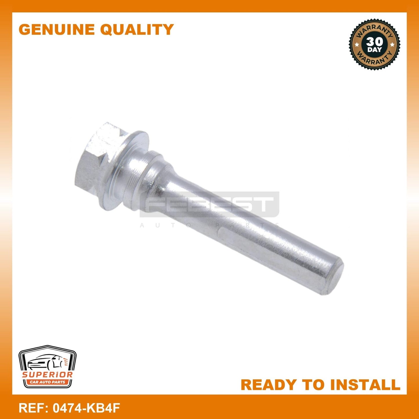 Febest 2004 Nissan Pathfinder Front Caliper Slide Pin 0474-KB4F
