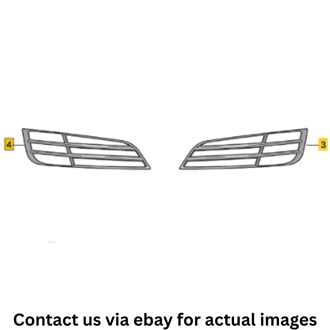 2012 Audi A8 Quattro Front Bumper Lower Grille Set (L R) Used OEM 4H0807679K