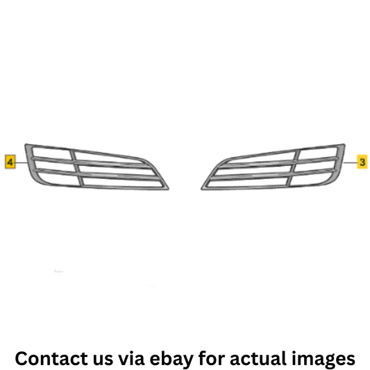 2012 Audi A8 Quattro Front Bumper Lower Grille Set (L R) Used OEM 4H0807679K
