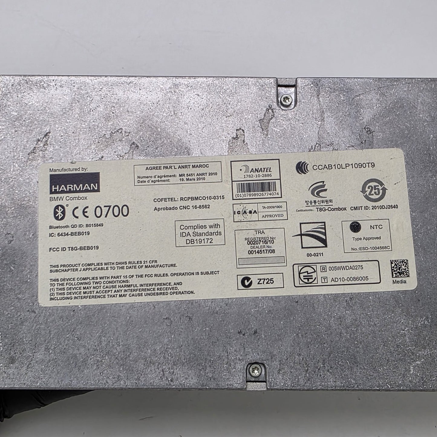 2012 BMW 3 Bluetooth Control Unit 925715001