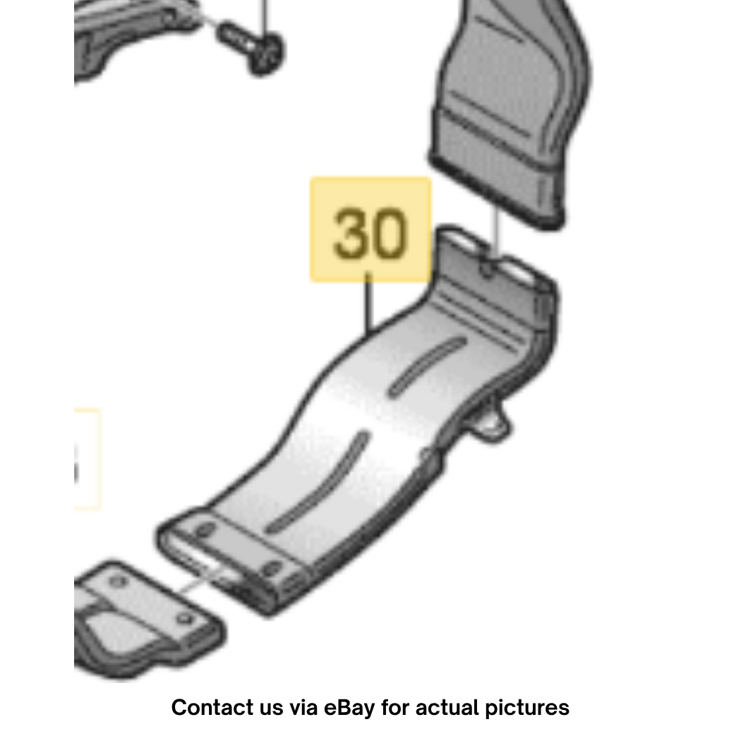 2012–2015 Audi A6 Right Lower B-Pillar Air Guide Channel Used OEM 4G0819830