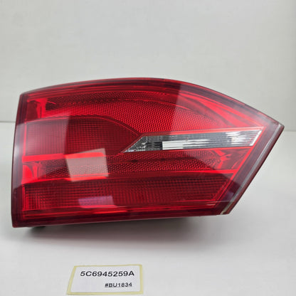 2011-2014 Volkswagen Jetta TAIL LIGHT ASSEMBLY DRIVER SIDE LEFT INNER 5C6945259A