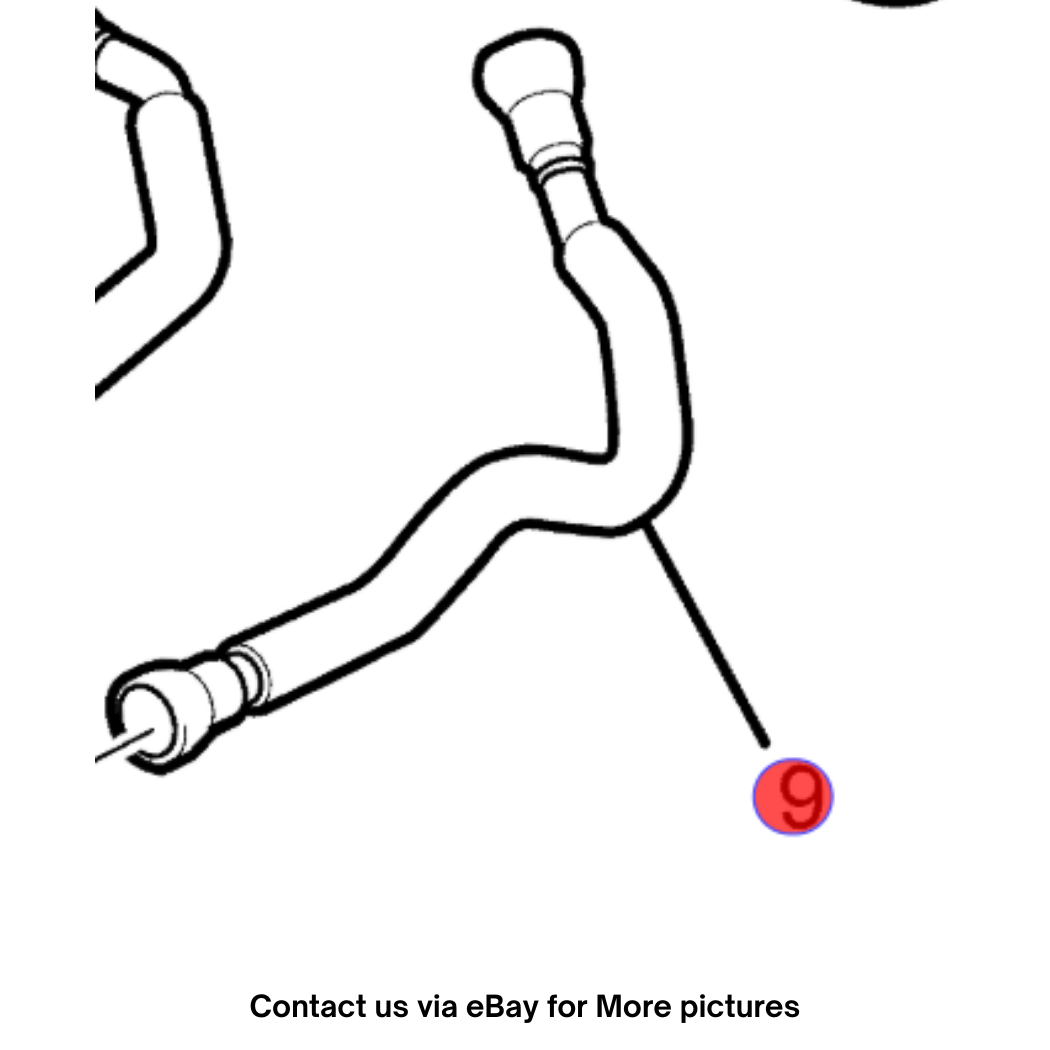 2009 Chevrolet LuminaS Engine Side Fuel Injection Hose Assembly Used OEM92226719